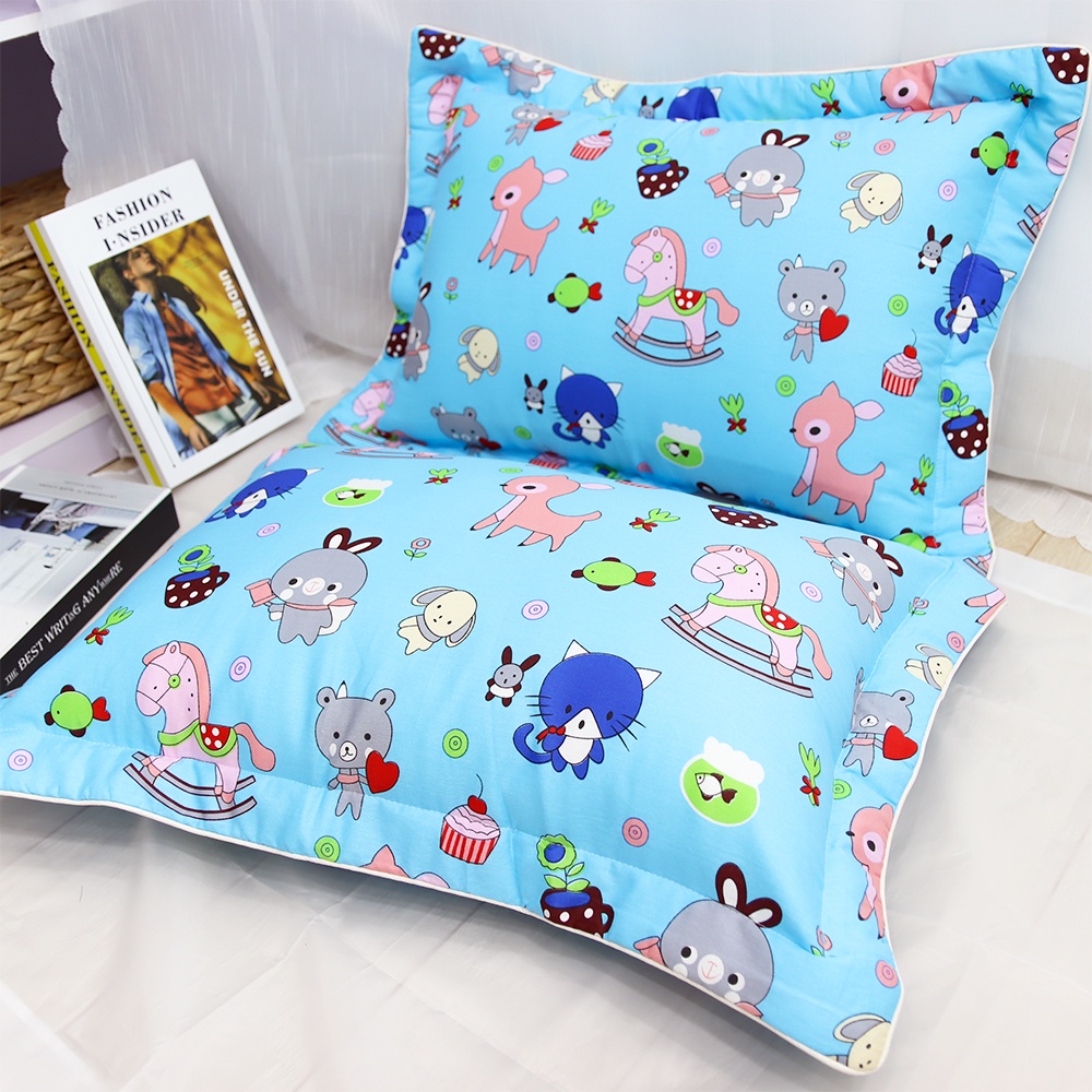 Vỏ gối Cotton lạnh Hàn Quốc mẫu đẹp - Kích thước 45x65cm (được chọn mẫu)