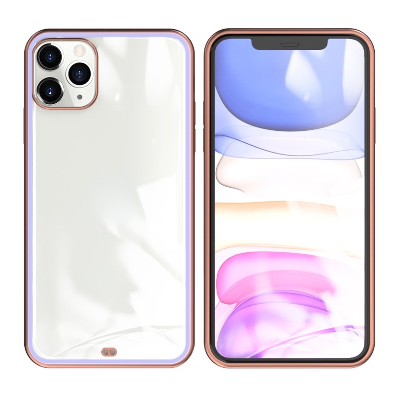 Ốp Điện Thoại TPU Trong Suốt Mạ Viền Cho iPhone 13 12 11 Pro Max 12Pro 12 Mini Xs Max XR X 7 8 SE 2020
