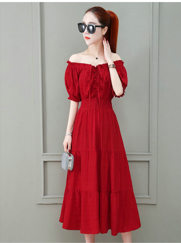 Đầm Dài Tay Phong Cách Hàn Quốc 2021 Dành Cho Nữ | BigBuy360 - bigbuy360.vn