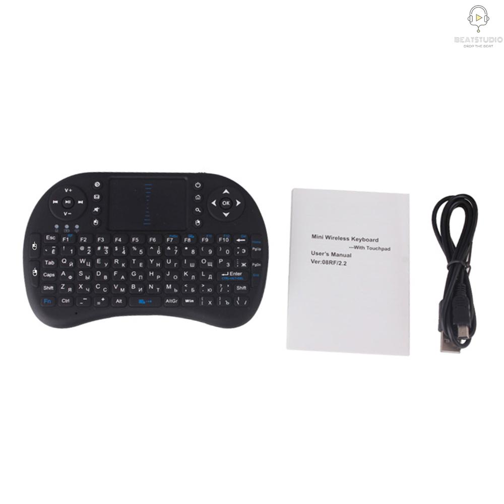 Bàn Phím Chơi Game Không Dây Bs Mini I8 Cho Pc Pad Android Tv Box Smart Tv