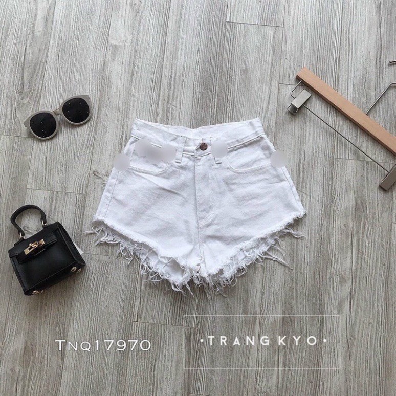 Quần Đùi Kaki Tua Rua, Quần Shorts Kaki Nữ Tua Rua