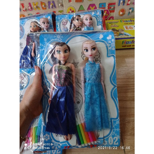 Sét đôi búp bê Elsa và Anna cho bé