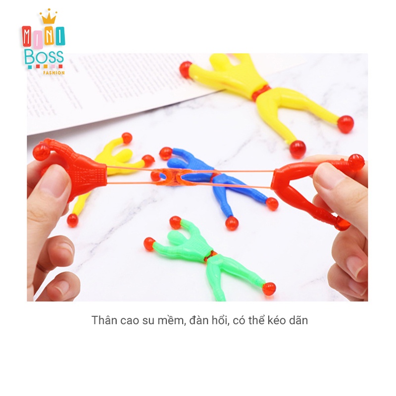 Đồ chơi người nhện leo tường, siêu nhân leo tường giảm căng thẳng