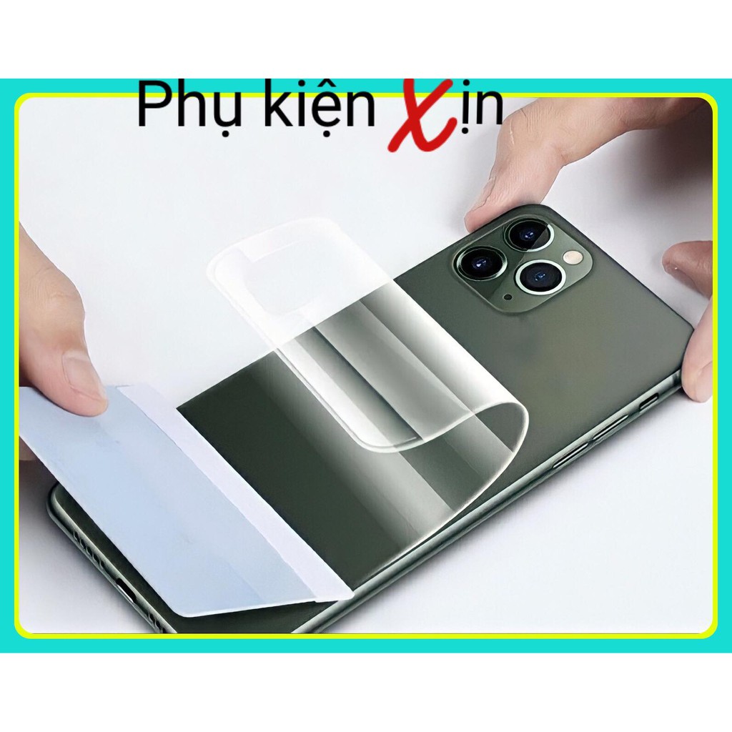 MIẾNG DÁN LƯNG TRONG DÀNH CHO IP - BẢO VỆ MẶT SAU - CHỐNG TRẦY - TRONG SUỐT - DỄ DÁN
