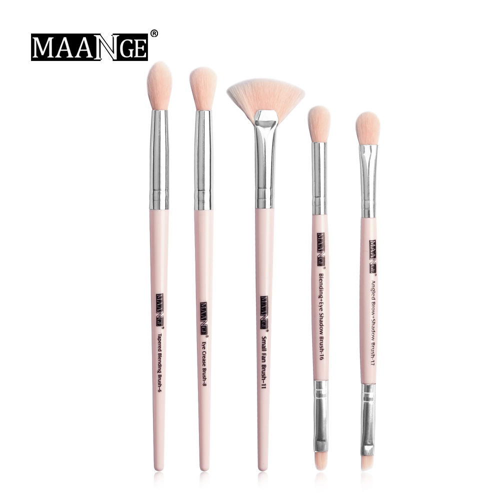 Bộ 5 Cọ + 6 Mút Trang Điểm Magefy Chuyên Nghiệp Tiện Lợi