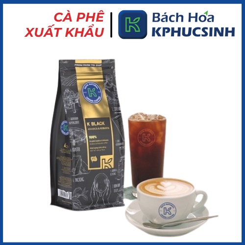 Cà phê rang xay nguyên chất K Black 454g/túi KPHUCSINH - Hàng Chính Hãng