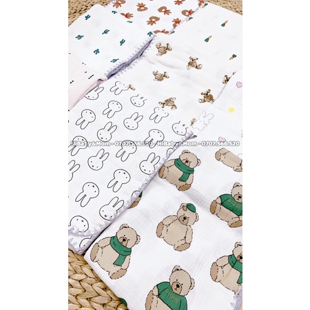 CHĂN XÔ VIỀN COTTON 4 LỚP