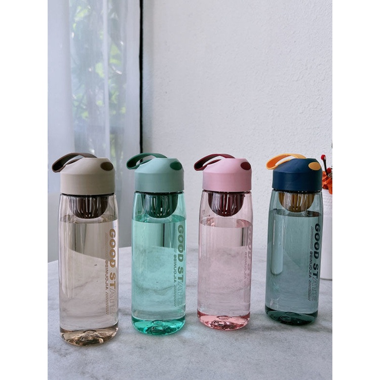 Bình Nước Thể Thao 500ml Có Bộ Lọc Bằng Nhựa Chống Rò Rỉ 480 / 550ml