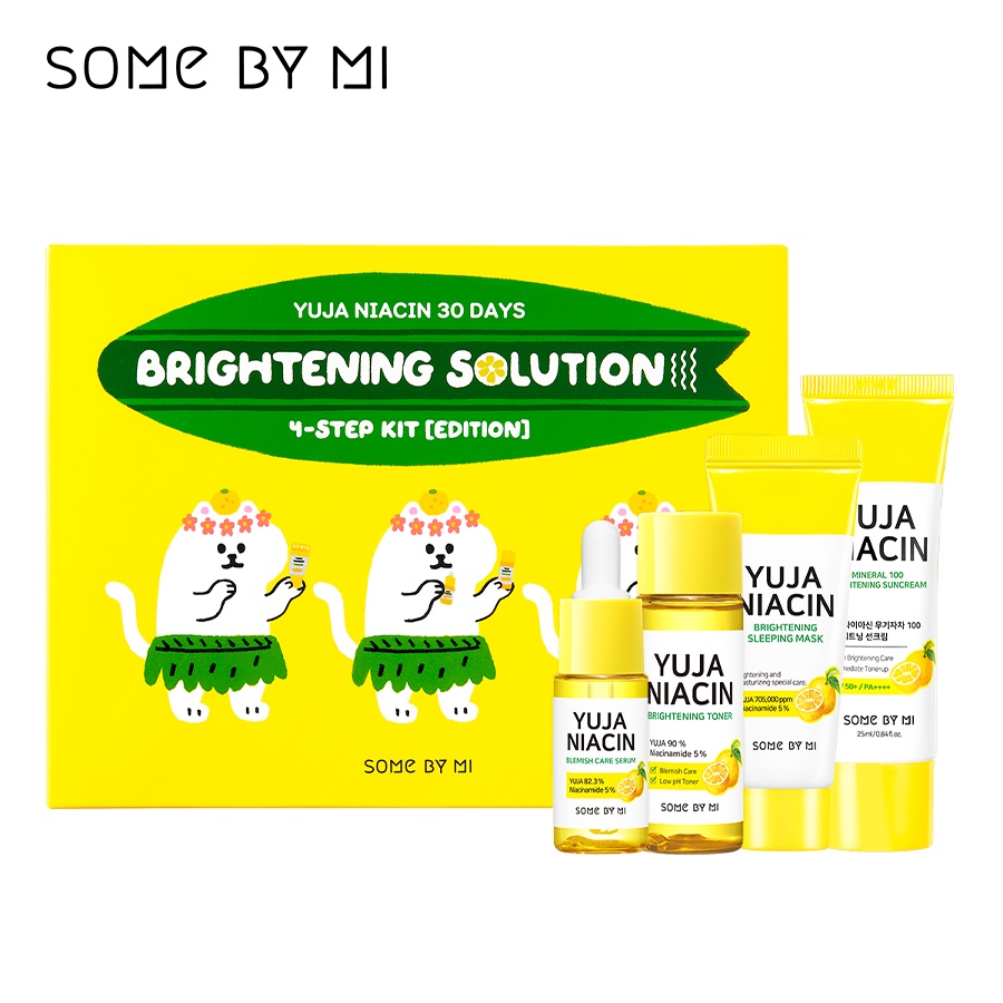 Bộ sản phẩm dưỡng sáng Some By Mi Yuja Niacin 30 Days Brightening Solution 4-Step Kit-Edition