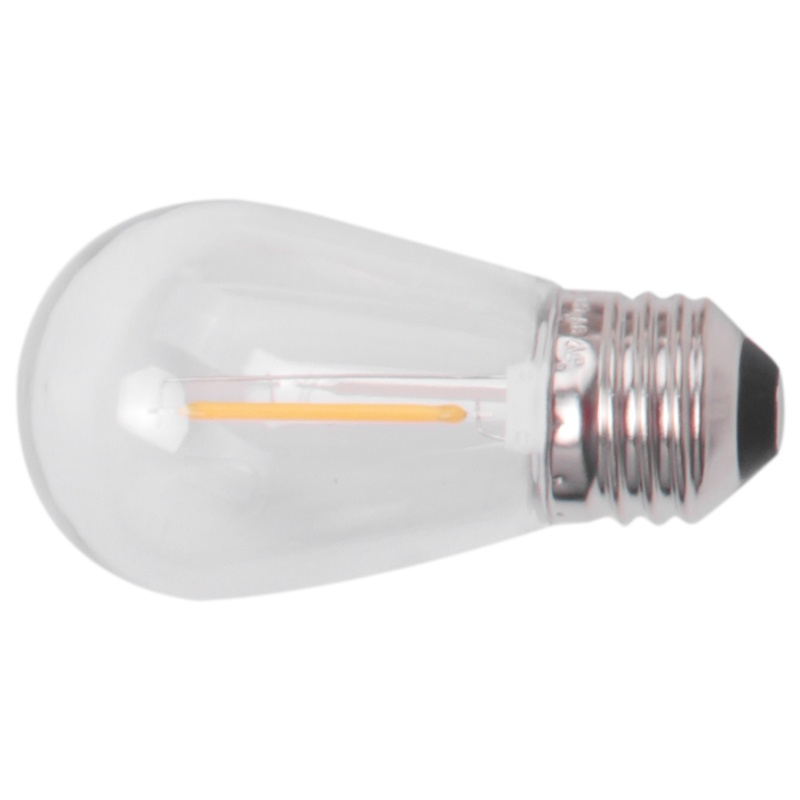 Bộ 15 Bóng Đèn LED S14 3V Ánh Sáng Trắng Ấm Chống Vỡ Dùng Ngoài Trời Tiện Dụng