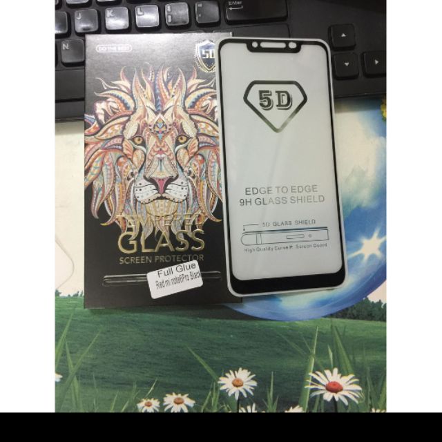 Kính full keo 5D cho Xiaomi Redmi Note 6 Pro