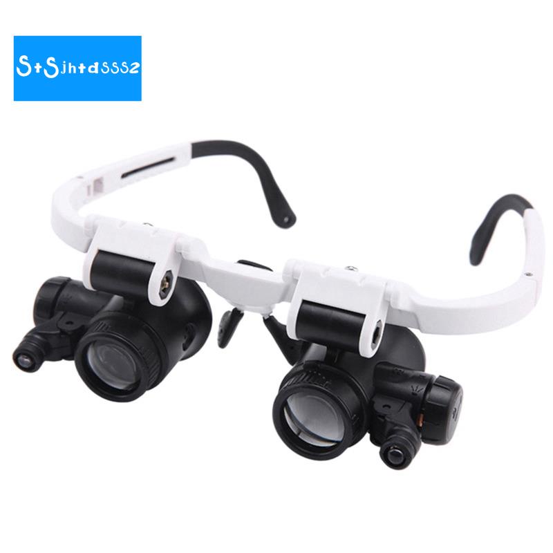 Kính lúp đeo đầu độ phóng đại 9892H-1 có đèn với 8X 15X 23X