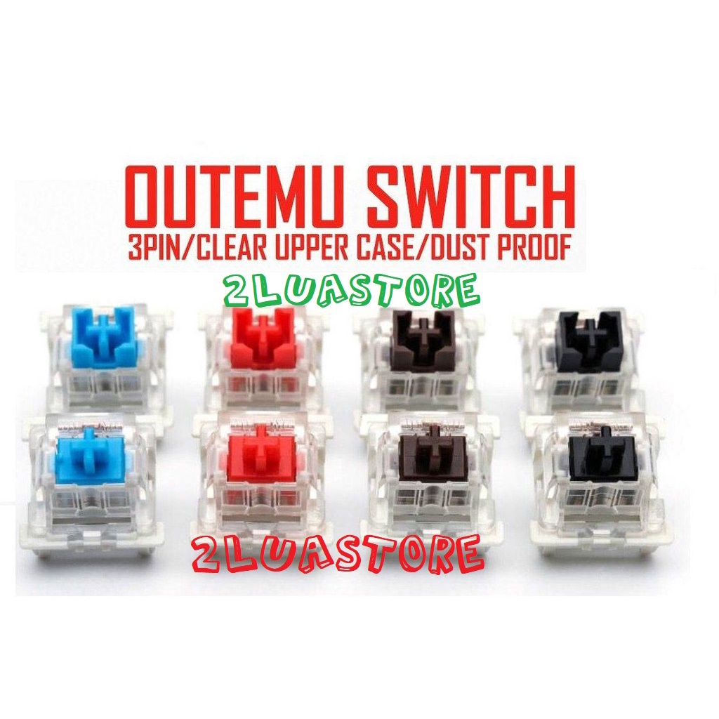 Công tắc bàn phím cơ Switch Outemu giá rẻ chân nhỏ 3 pin