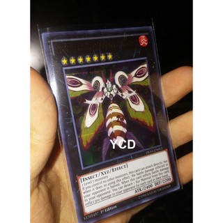 Thẻ bài yugioh chính hãng Number 28: Titanic Moth – Ultra Rare