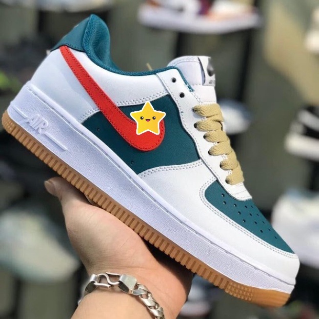 Giày AF1 id gucci xanh đỏ nam nữ, Giày thể thao air Force GC vạch xanh đỏ Full Box Đặc Biệt | BigBuy360 - bigbuy360.vn