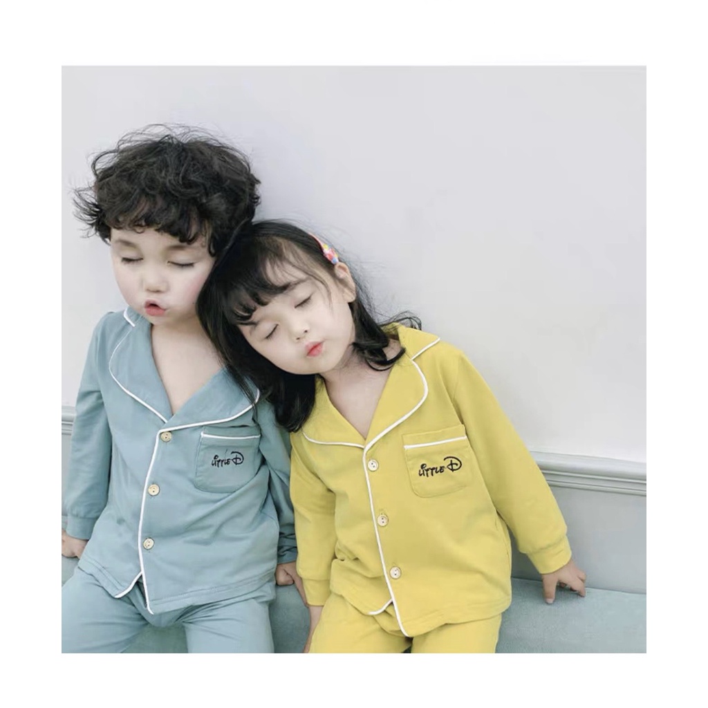 Lyvyshop - Bộ pijama cotton 4 chiều loại 1 cho bé 09-26kg