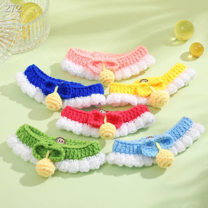 【Mới nhất】Khăn quàng cổ cho thú cưng, yếm mèo, vòng xinh xắn, làm bằng tay, chó con, cổ, đồ dùng chó,