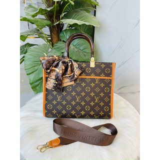 Túi Xách công sở lv kèm khăn và dây đeo chéo❣️🚛freeship❣️túi xách nữ