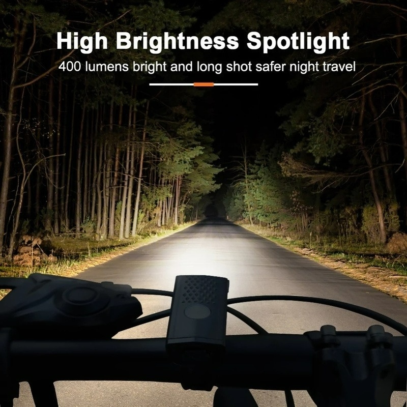 Đèn Led Cảnh Báo An Toàn Sạc USB 3 Chế Độ 300 Lumens Chống Thấm Nước Cho Xe Đạp