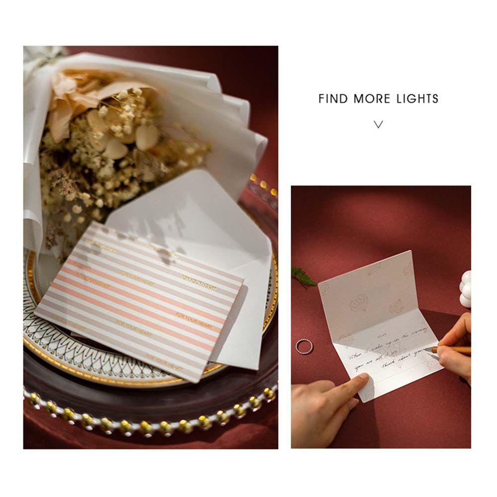 Thiệp Giấy Lễ Tạ Ơn In Chữ Phong Cách Hàn Quốc Sáng Tạo