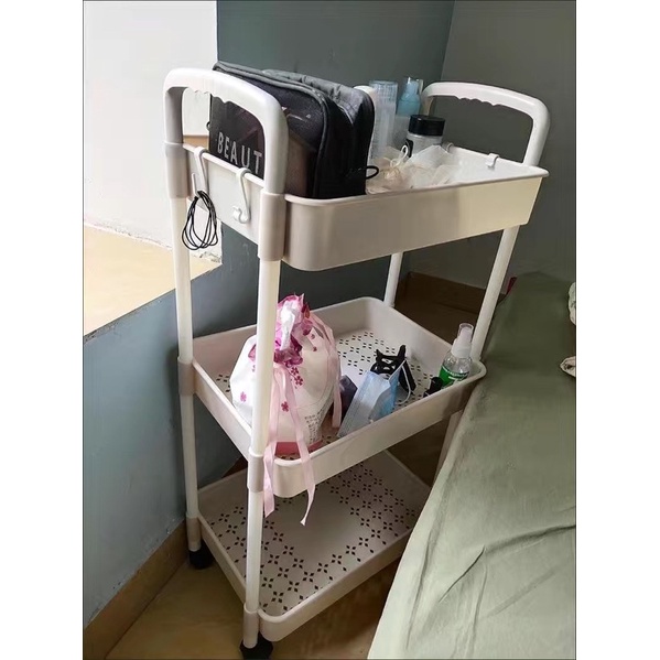 Kệ đa năng có bánh xe 3-4 tầng kiểu mới.