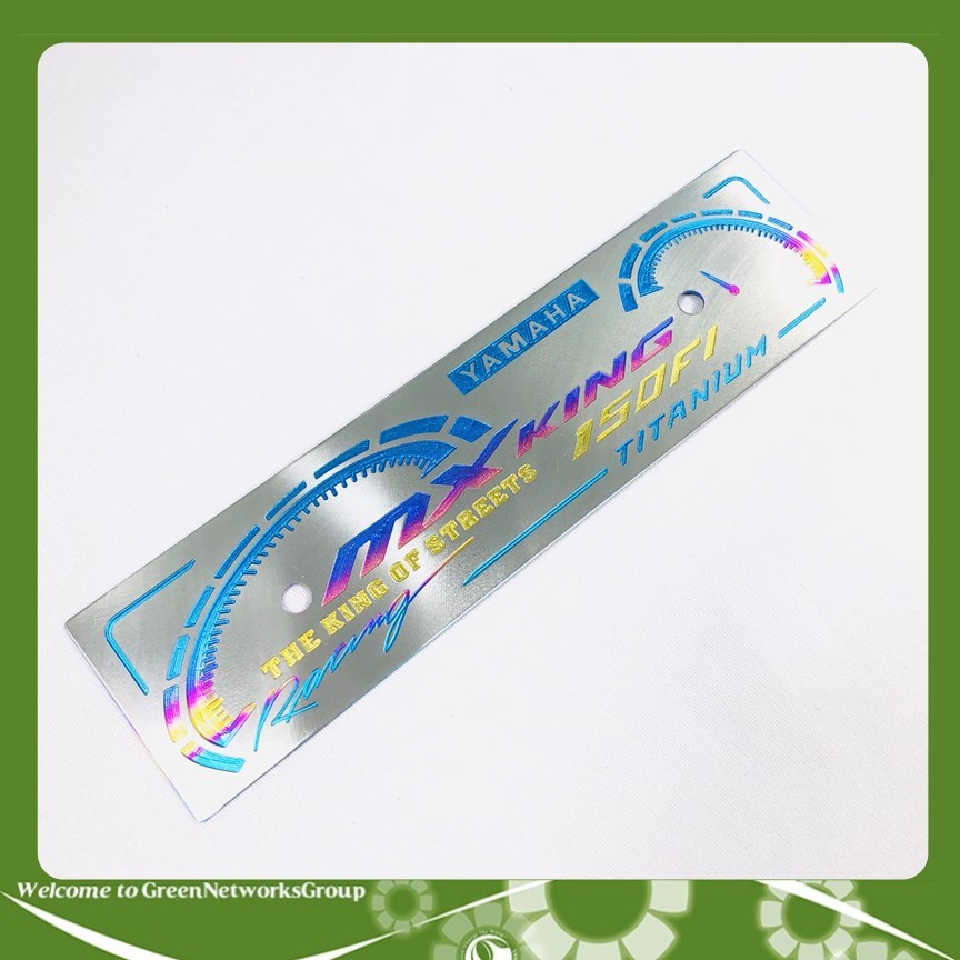 Bảng tên trang trí xe Mxking titan Greennetworks