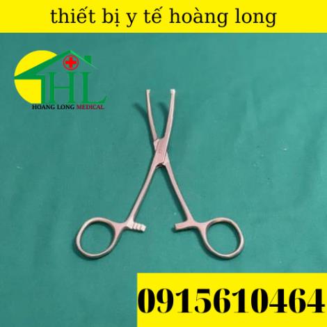 Panh Y Tế, Panh Gắp Phẫu Thuật, Pen Kẹp Y Tế, Panh Cong Có Mấu 14cm - Hàng Pakistan
