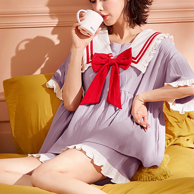 Bộ đồ ngủ IELGY mặc nhà thông thường thời trang dễ thương ngọt ngào cho phụ nữ