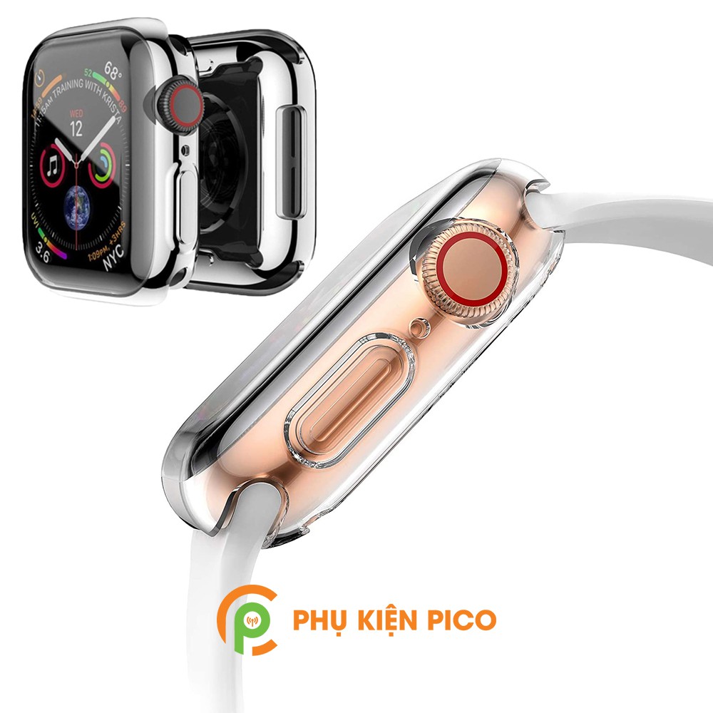 Ốp viền đồng hồ Apple Watch Series 4/5 Size 40/44mm Silicon dẻo