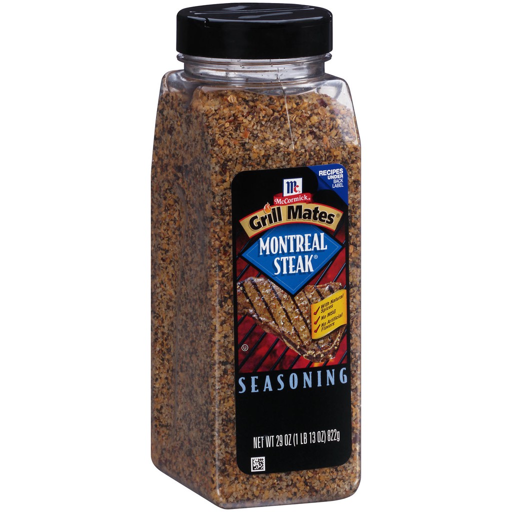 GIA VỊ ĂN KIÊNG VỊ THỊT BÒ McCormick Grill Mates Montreal Steak Seasoning 822g (29oz)