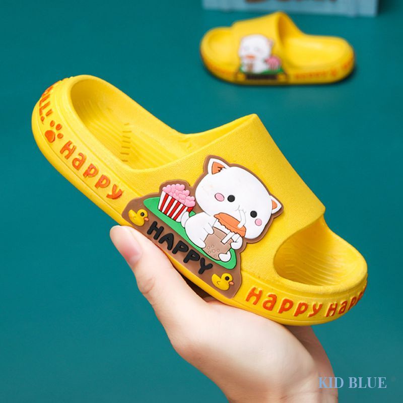 Dép Xỏ Ngón Đế Mềm Chống Trượt Họa Tiết Hoạt Hình Thời Trang Mùa Hè Cho Bé