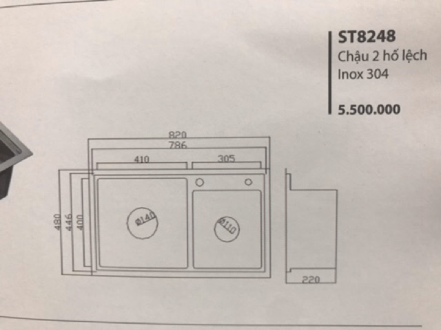 Chậu rửa bát Hàn Quốc Royal