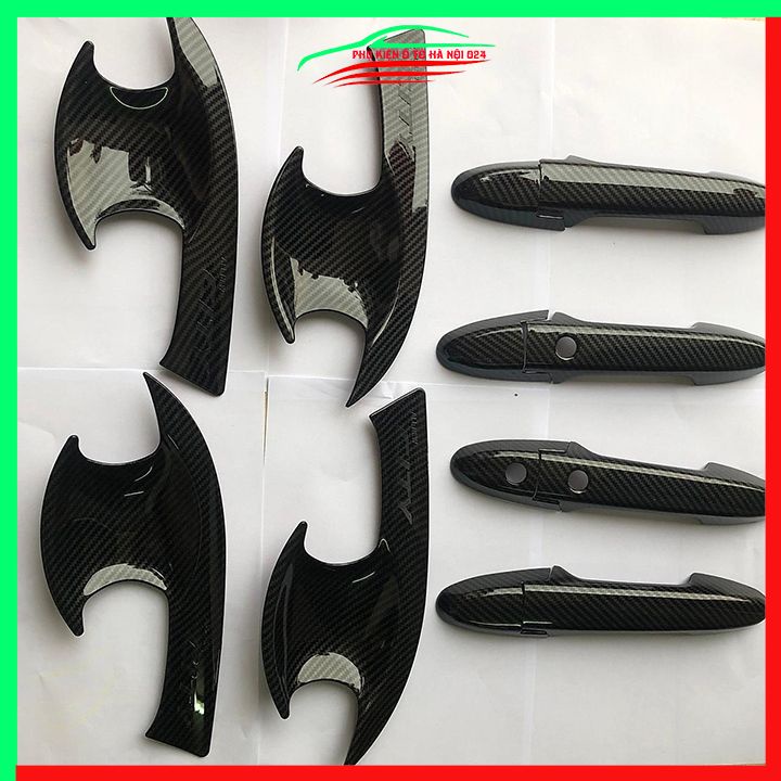 Ốp tay hõm City 2015-2020 vân Carbon chống trầy bảo vệ cửa xe ô tô