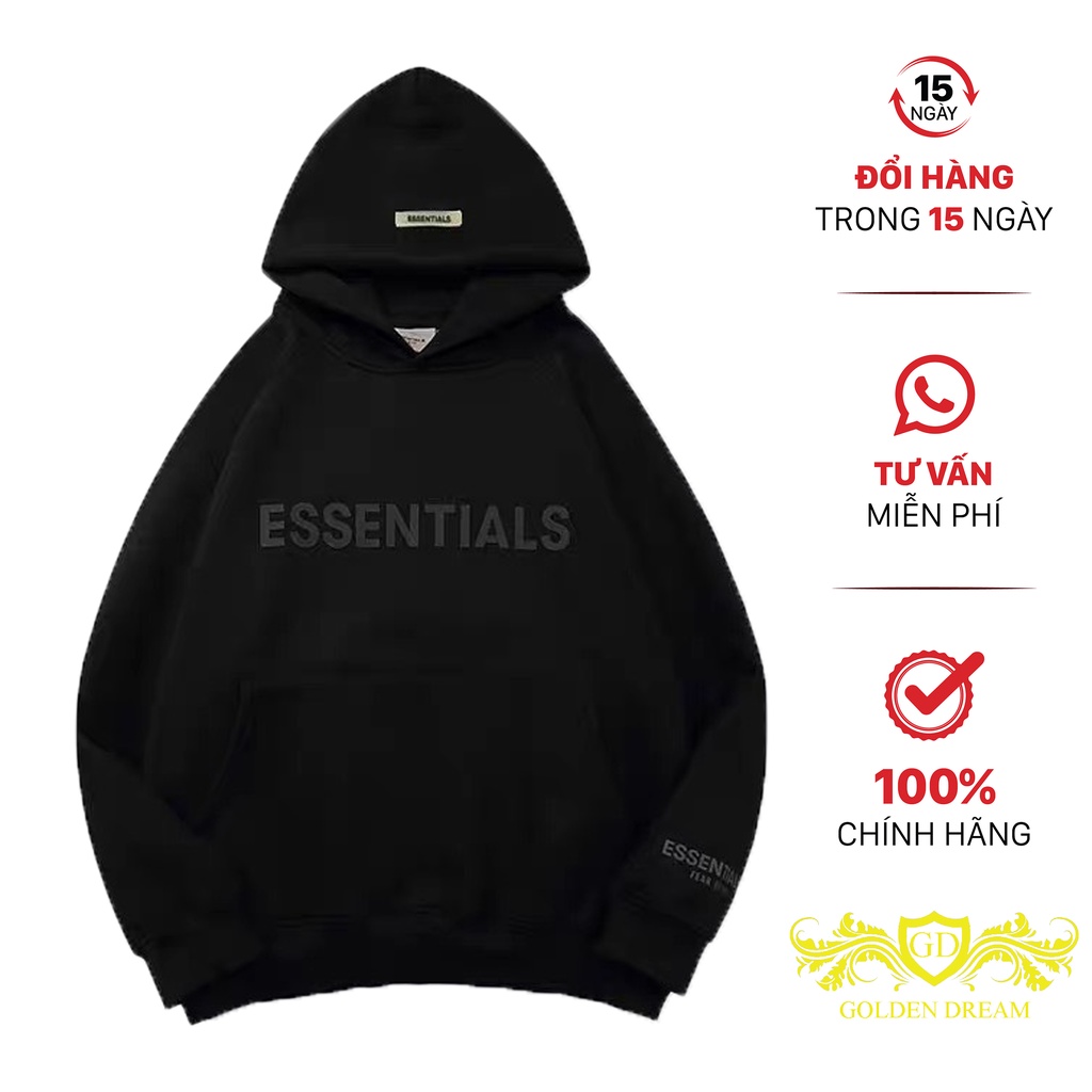 Áo Hoodie Nam GOLDEN DREAM Vải Nỉ IN Chữ Nổi Bật  U339