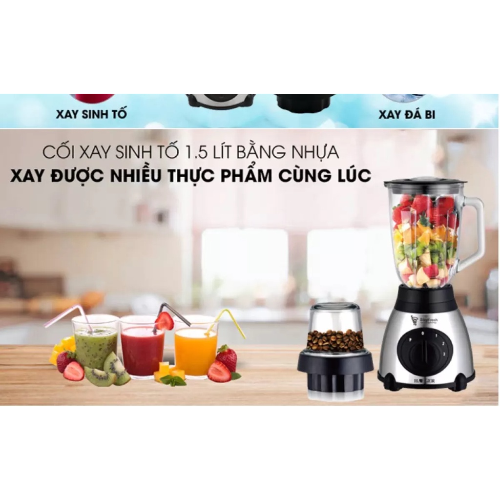 Máy xay sinh tố ⚡GIÁ TỐT NHẤT⚡ máy xay HG 288 tháo lắp dễ dàng tiện lợi, lực xay với công suất lớn 850W