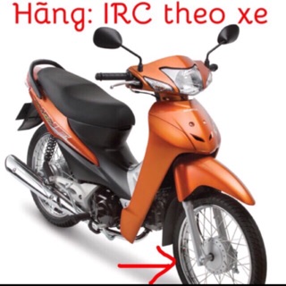 Lốp trước wave a irc theo xe. Lốp trước wave a