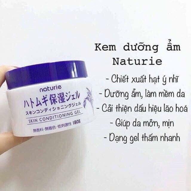 Nước Hoa Hồng Ý Dĩ Naturie Skin Conditioner 500ML – Nhật bản