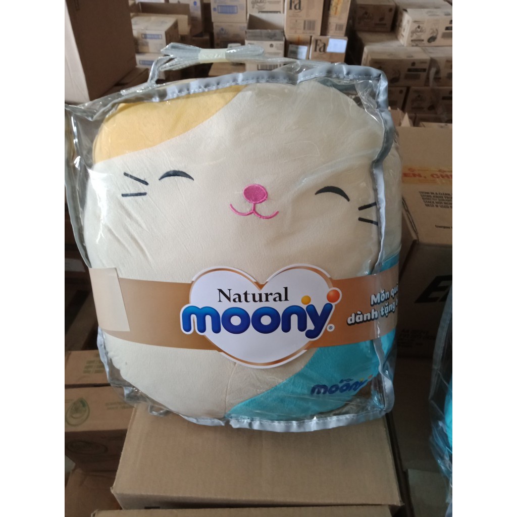 Thú bông mèo moony vải Cara 40x30 cm