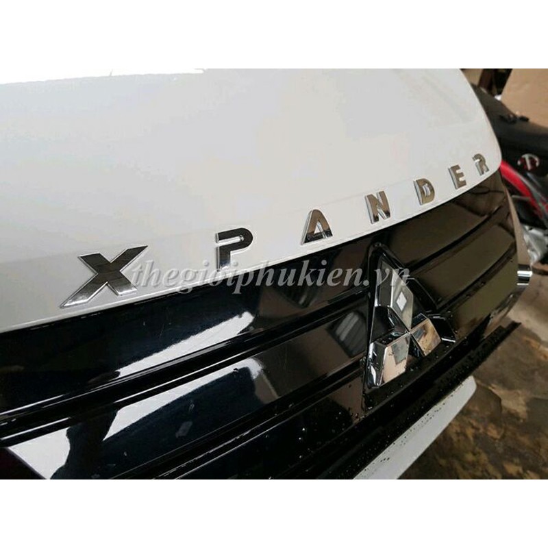 Logo chữ 3D nổi dán nắp Capo Mitsubishi Xpander( hàng chất )