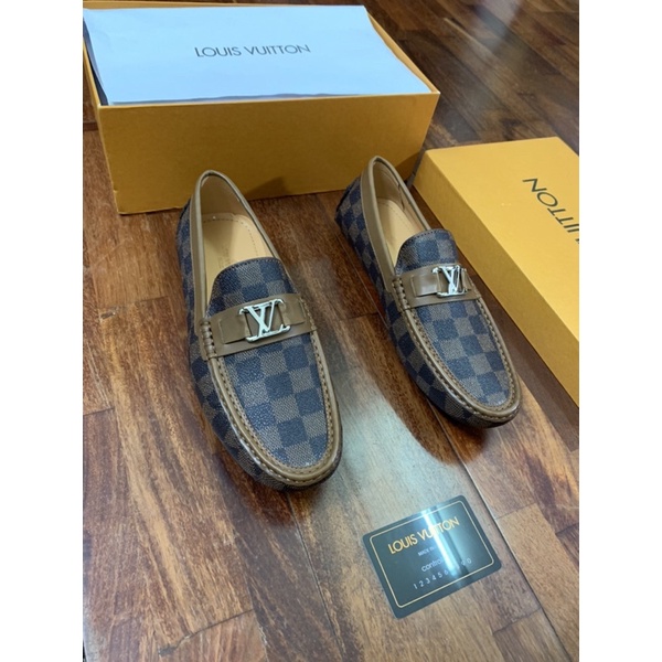 💥GIÀY MOCA NAM LV SUPER💥Da Thật | Fullbox Cứng - Thẻ Bill hãng| 38-42
