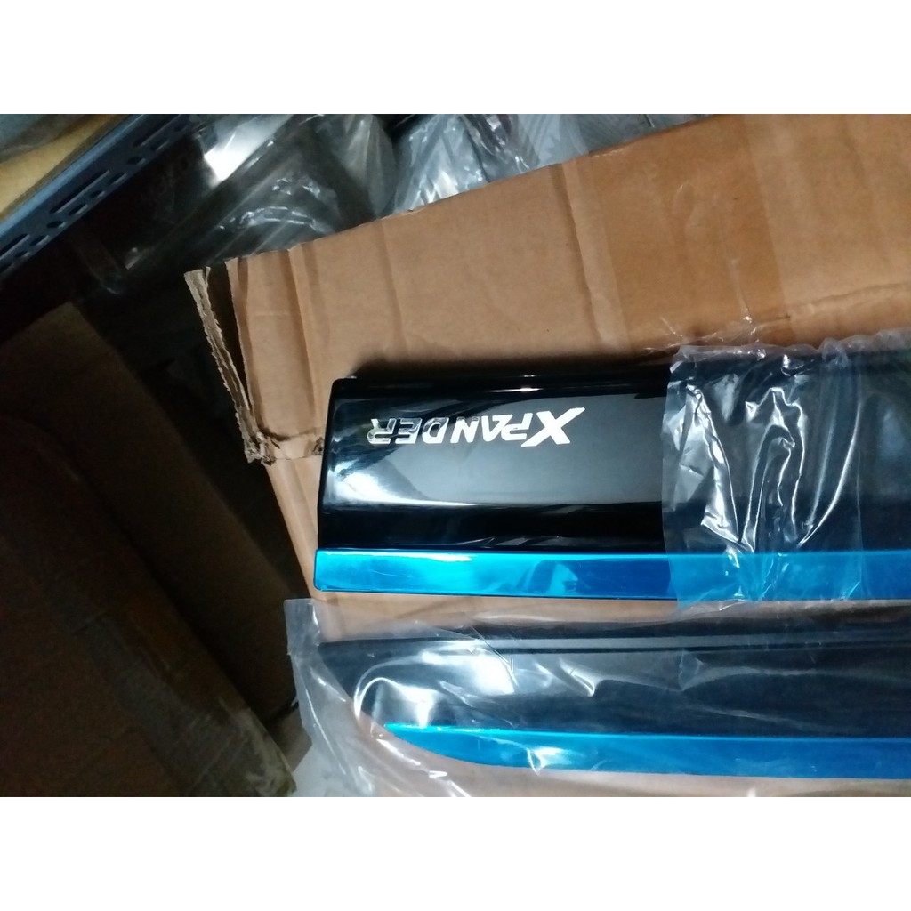 Bộ vè che mưa chỉ inox cao cấp xe Mitsubitshi Xpander 2018 đến nay