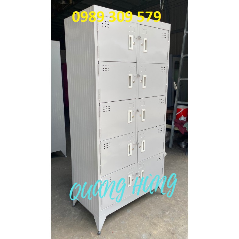 TỦ HỒ SƠ LOCKER 10 CỬA TĨNH ĐIỆN CAO CẤP HCM