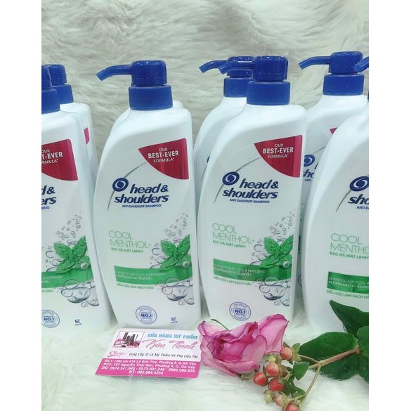 Dầu Gội Head & Shoulders Bạc Hà - Chai 850ml 650ml