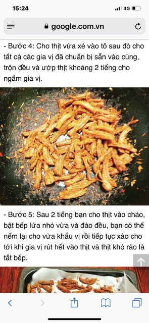 100gr khô bò sợi( Heo giả bò sợi)