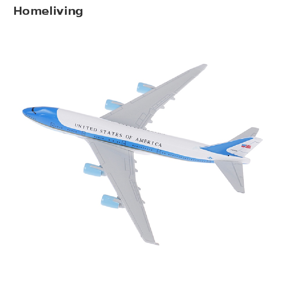 Mô Hình Máy Bay USA Air Force One 16CM Boeing 747 Chân Thật