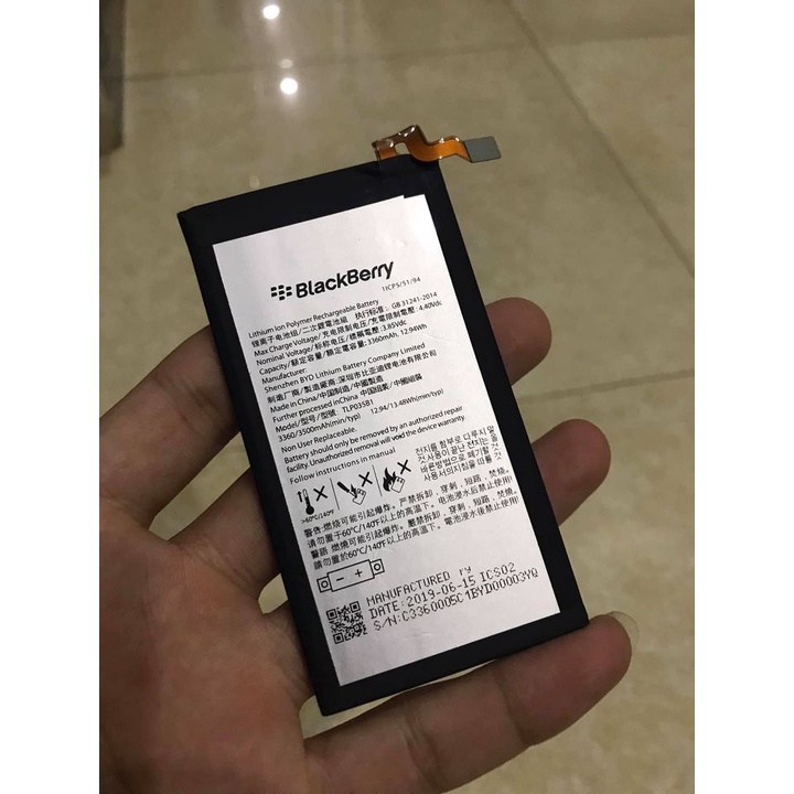 Pin new zin Blackberry Key Two