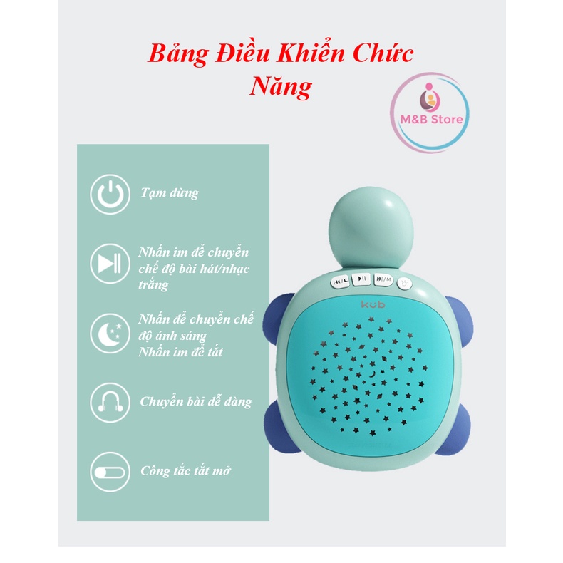 Rùa Ru Ngủ Phát Ánh Sáng, Nhạc Trắng - KUB