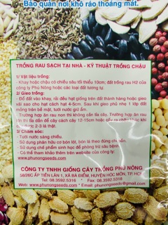 Hạt giống rau má