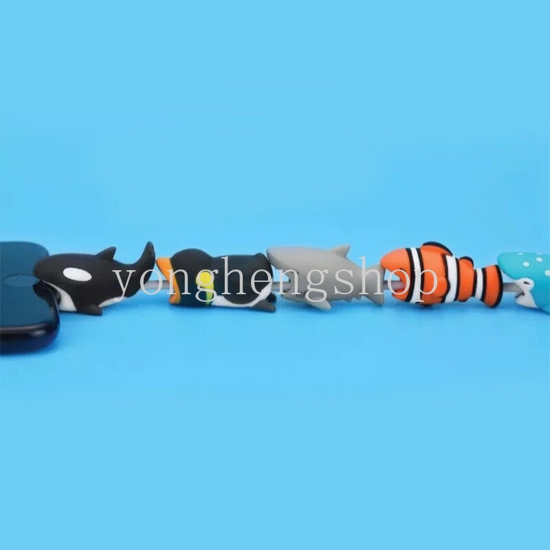 Phụ Kiện Bảo Vệ Dây Cáp Hình Thú Dễ Thương