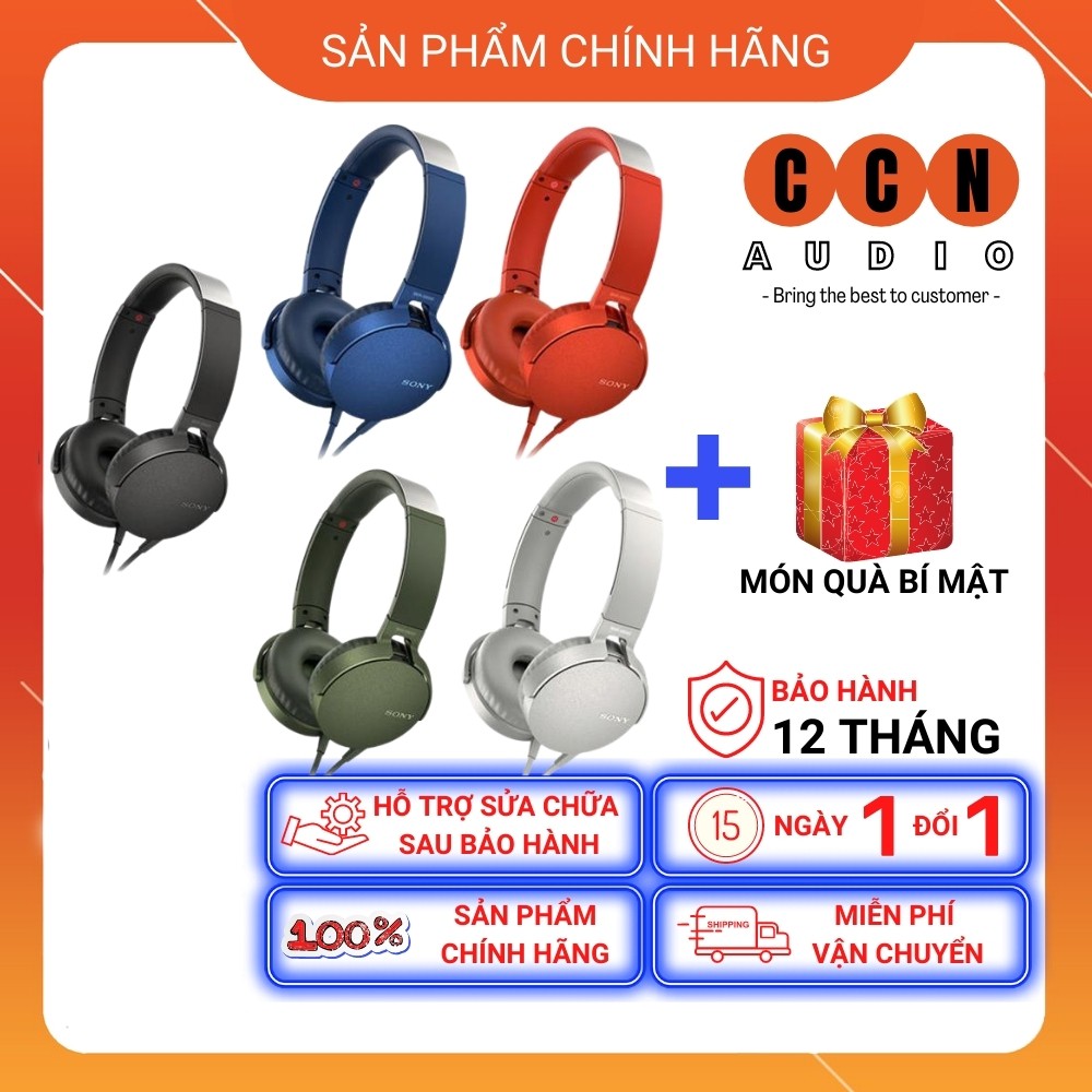 Tai nghe Sony MDR XB550AP Bộ Khuếch Đại Electro Bass Boost Cho  Bass Lớn Và Mạnh Mẽ